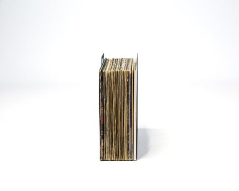 Compact Vinyl Record Storage "LP Ambulance"., Black