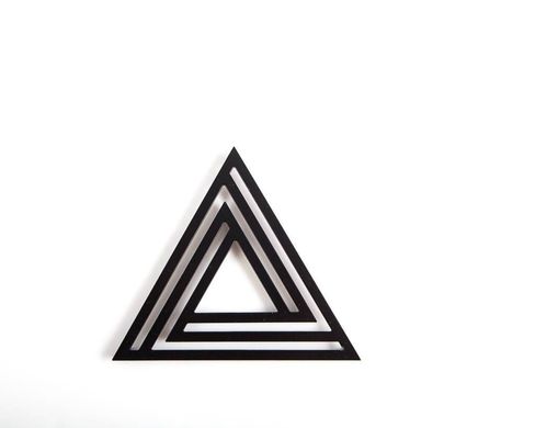 Modern trivet Triangle - stylish accessory for your one of the kind kitchen. Bauhaus inspired.