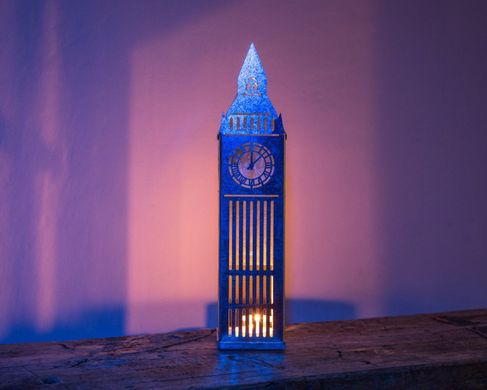 Tin Lantern candle holder "Big Ben: by Atelier Article