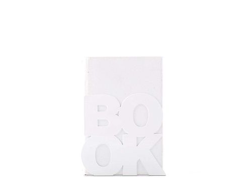 Unique Bookends «BookOne» by Atelier Article, White