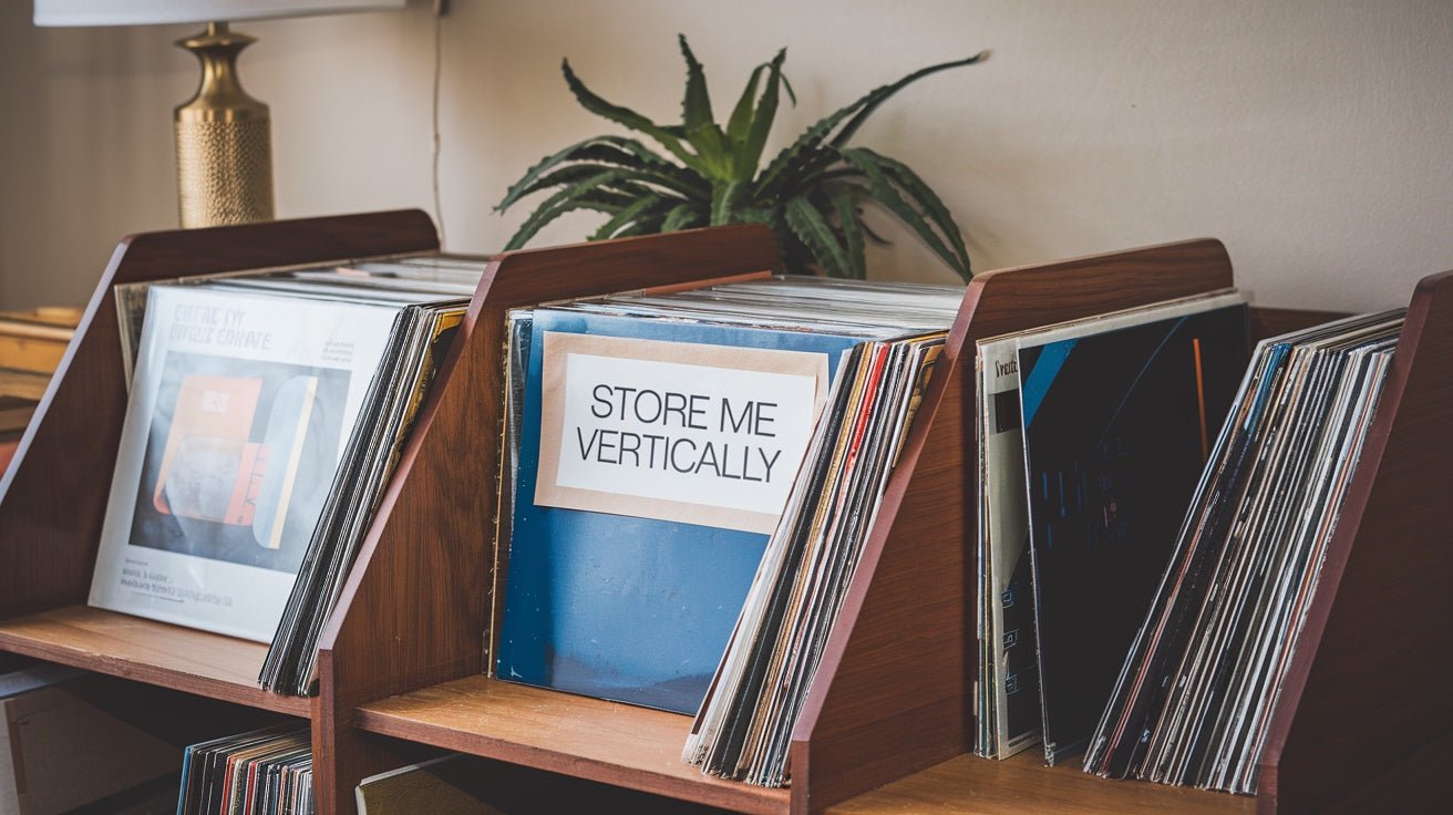 The Best Way to Store Vinyl Records: Why Vertical Storage Matters - Atelier Article