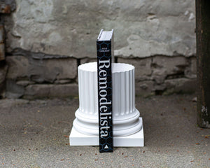 Architectural Neoclassical Style Plaster Pillar Bookends - Atelier Article