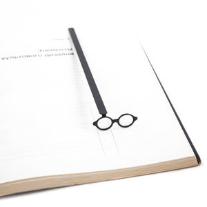 Black Metal Bookmark Architect’s Eyeglasses - Atelier Article