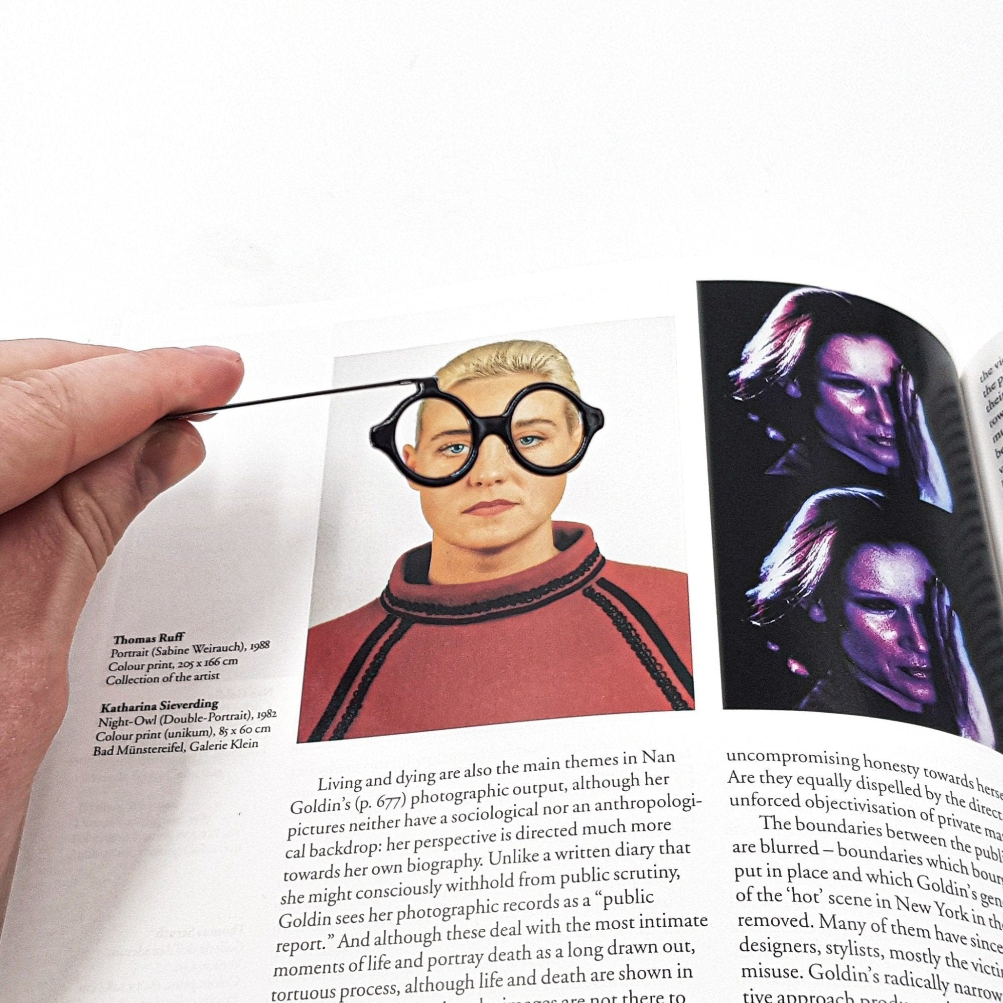 Black Metal Bookmark Architect’s Eyeglasses - Atelier Article