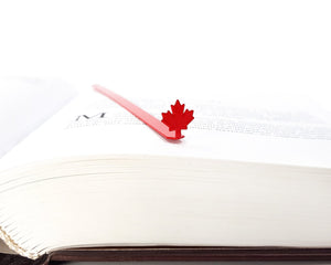 Canadian Maple Leaf Bookmark - Celebrate Canadian Pride with This Elegant and Iconic Design - Atelier Article