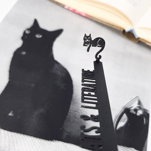 Bookmark "Cats and Literature". - Atelier Article