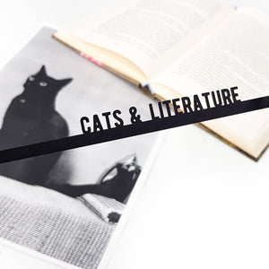 Bookmark "Cats and Literature". - Atelier Article