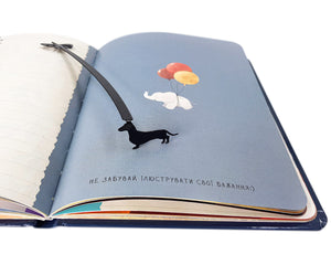 Dachshund Bookmark - Charming and Playful Design for Dog Lovers and Avid Readers - Atelier Article