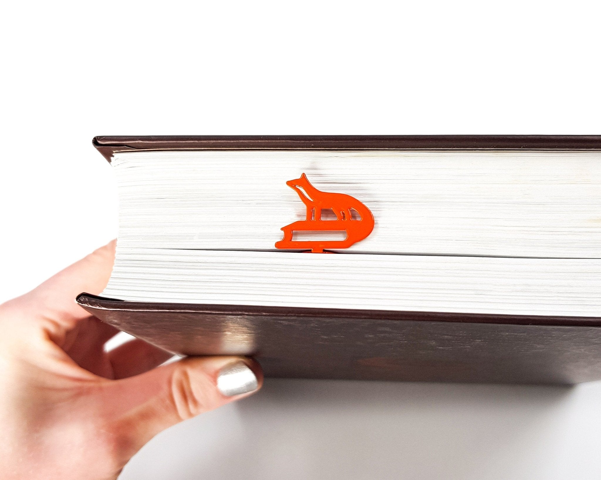 Fox on the Book Bookmark - Small Bookish Gift for Avid Readers, Perfect Stocking Filler for Bookworms - Atelier Article