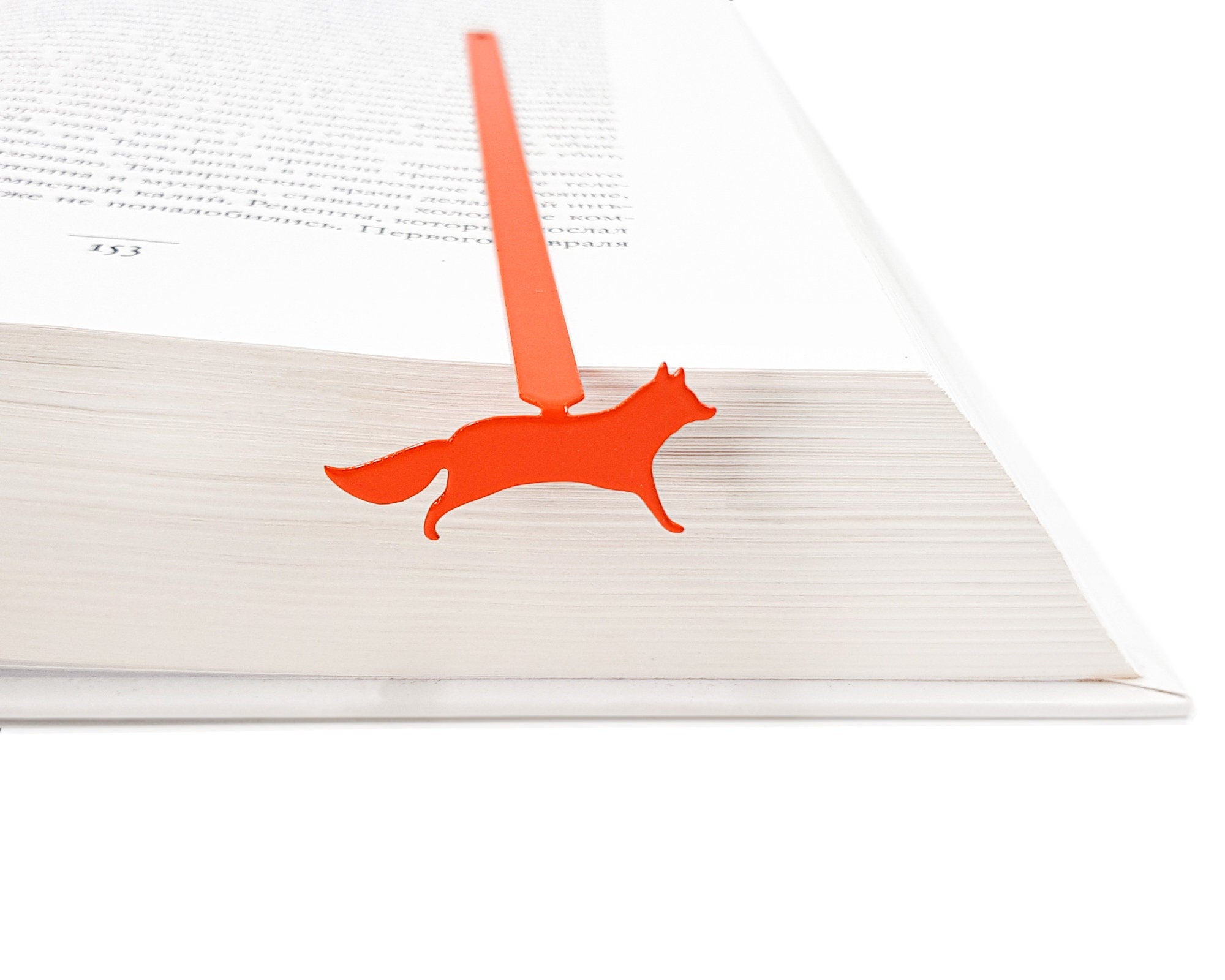 Bookmark "Fox on the Run". - Atelier Article