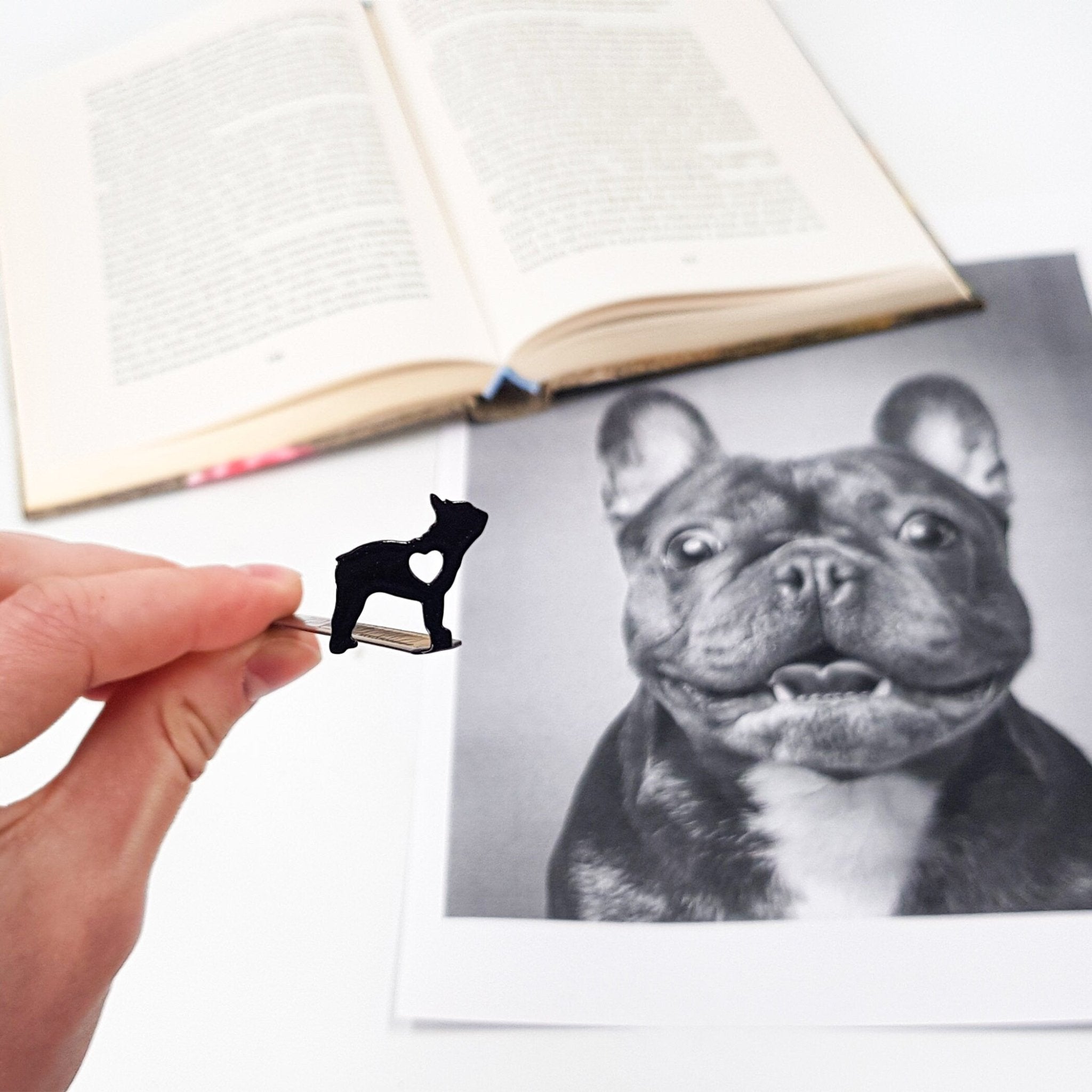 Bookmark "French Bulldog Love". - Atelier Article