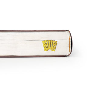 Bookmark "Golden Accordion". - Atelier Article