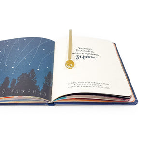 Bookmark "Golden Moon". - Atelier Article