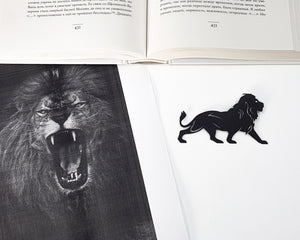 Bookmark "Lion, The King of Animals". - Atelier Article