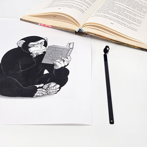 Bookmark "Monkey the Thinker". - Atelier Article