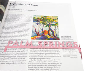 Bookmark "Palm Springs". - Atelier Article