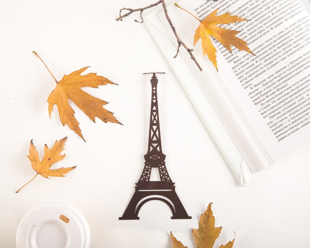 Paris Eiffel Tower Bookmark - Small Bookish Gift for Bestie and Paris-Loving Avid Readers - Atelier Article