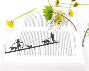 Bookmark "Walking the Dog". - Atelier Article