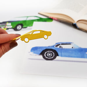 Bookmark "Yellow Muscle Car". - Atelier Article