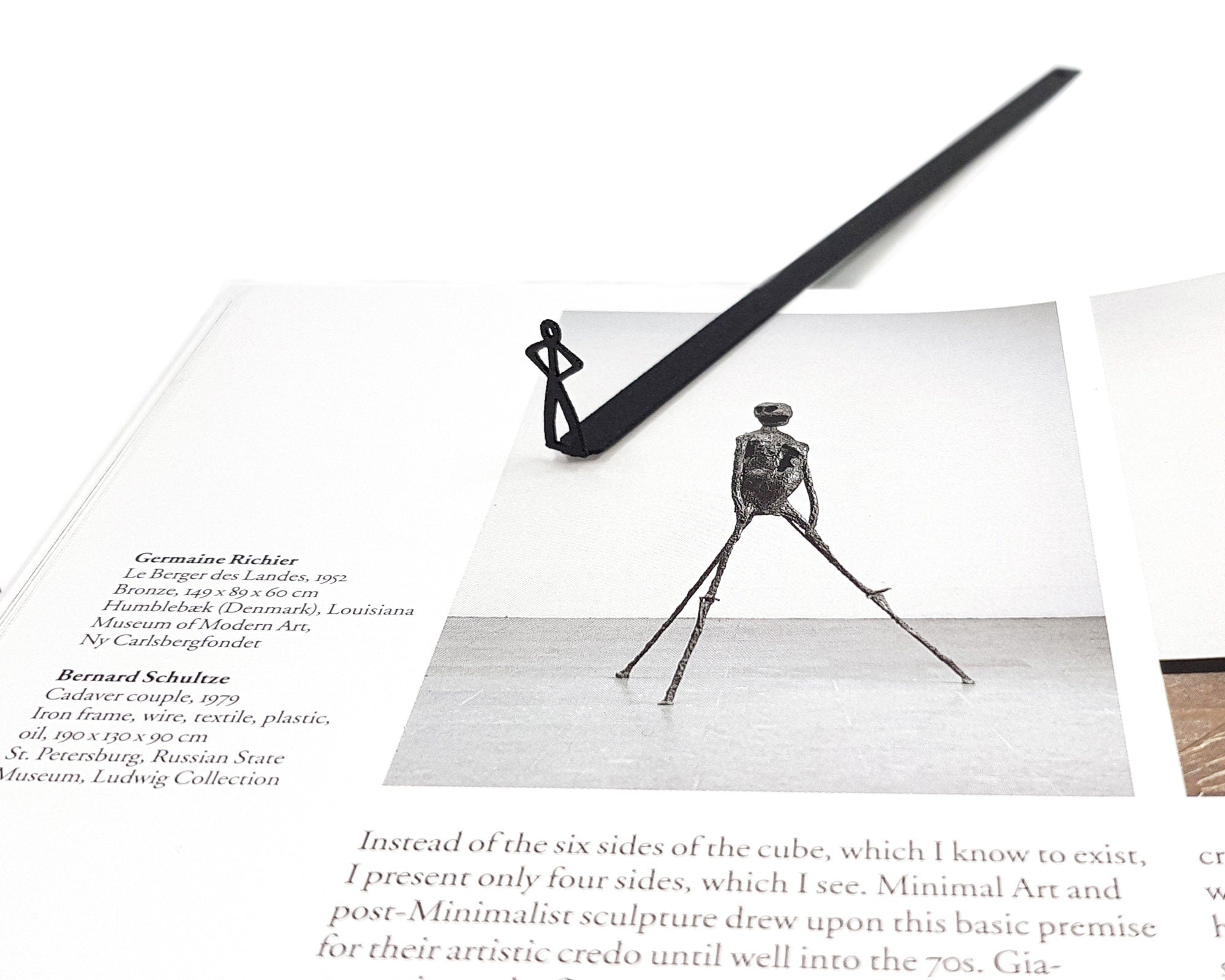 Cryptid "Black Stick Man" Bookmark. - Atelier Article