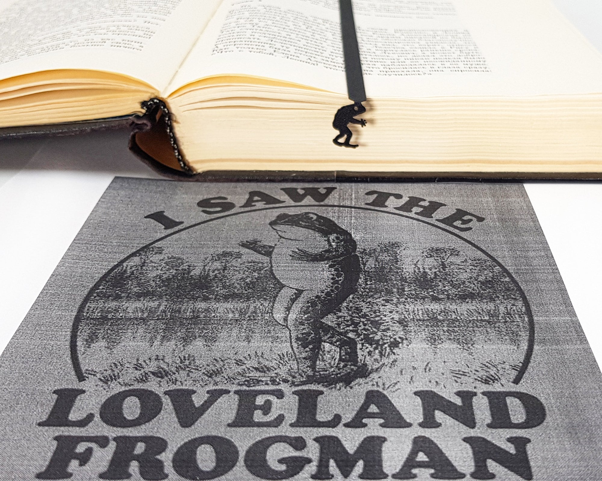 Cryptid Bookmark Frogman. - Atelier Article