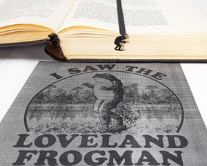 Cryptid Frogman Bookmark - Small Scary Bookish Gift for Best Friends, Perfect for Halloween - Atelier Article