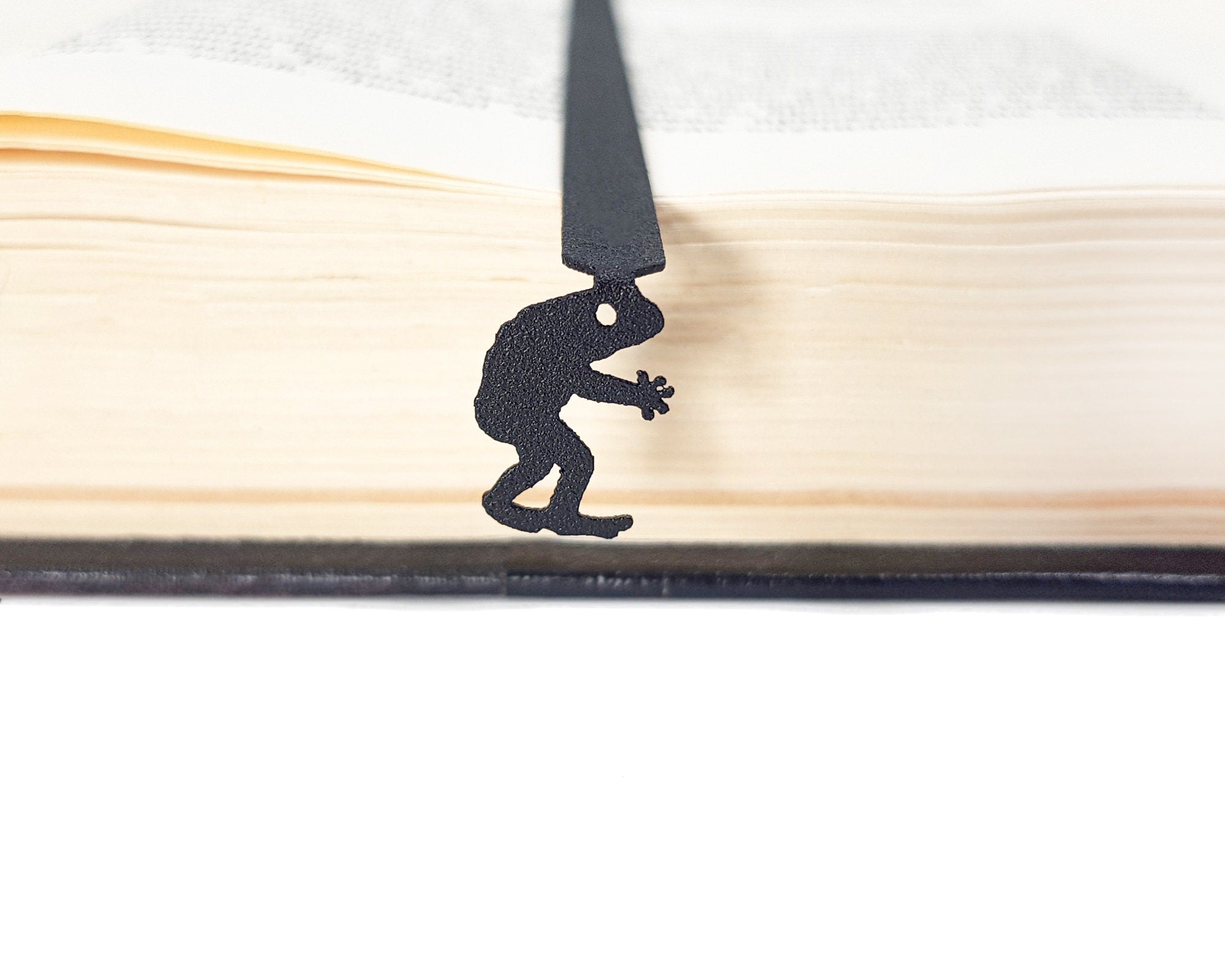 Cryptid Frogman Bookmark - Small Scary Bookish Gift for Best Friends, Perfect for Halloween - Atelier Article