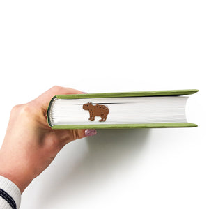 Cute novelty bookmark "Capybara". - Atelier Article