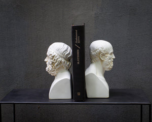 Homer and Aristotle Plaster Bookends - Atelier Article