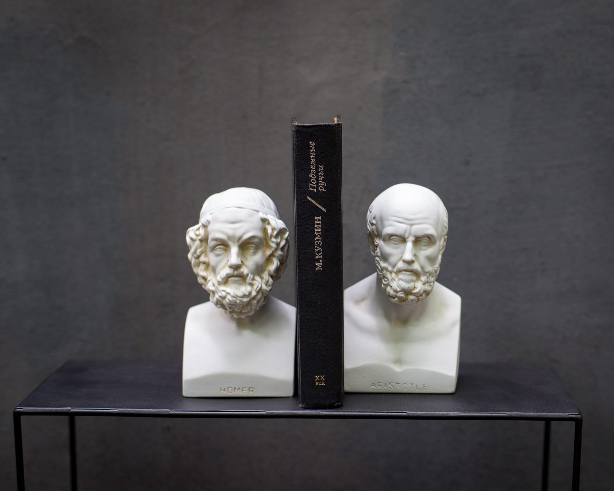 Homer and Aristotle Plaster Bookends - Atelier Article