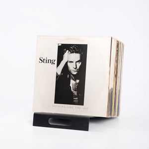 Premium Quality Hand-welded Modern LP Vinyl Record Display - Stand in Black - Atelier Article