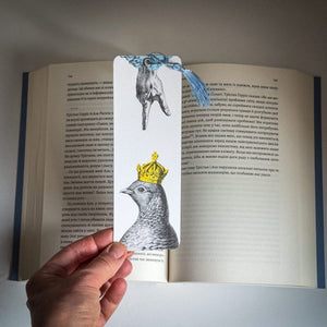 Paper Bookmark "Pigeon Queen and The Guiding Hand." - Atelier Article