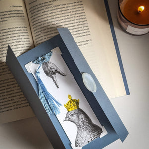 Paper Bookmark "Pigeon Queen and The Guiding Hand." - Atelier Article