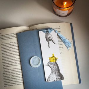 Paper Bookmark "Pigeon Queen and The Guiding Hand." - Atelier Article