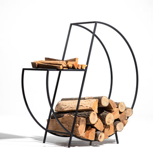 Premium Quality Hand Welded Log Holder ""3/4" - Atelier Article