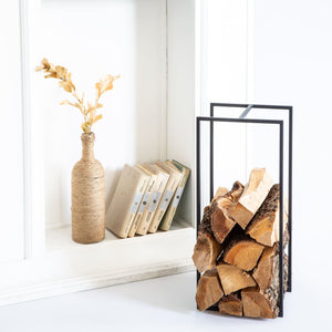 Scandi Style Small Log Holder with Handle - Atelier Article