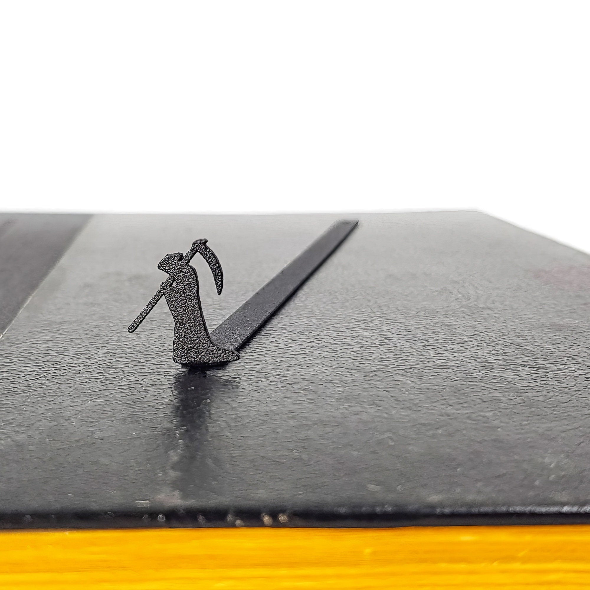 Grim Reaper Scary Bookmark - Dark and Mysterious Design for Horror Lovers and Avid Readers - Atelier Article