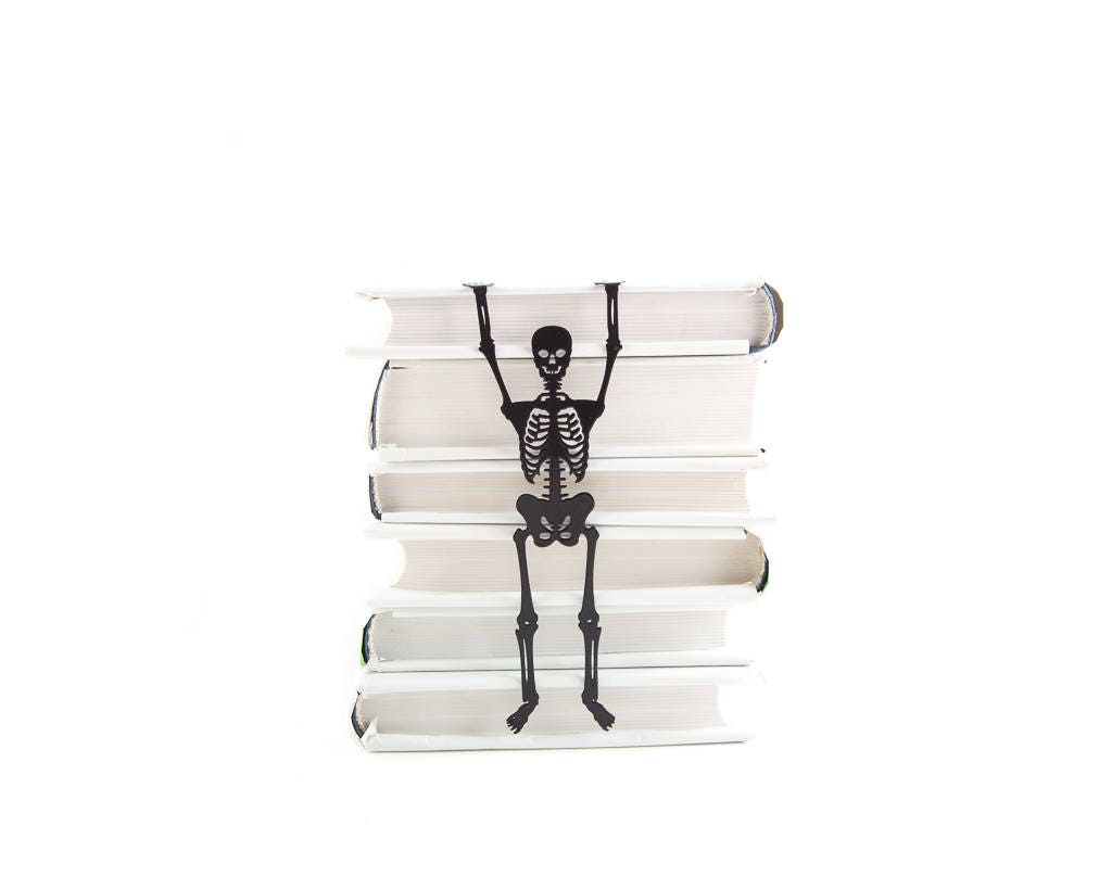 "Skeleton in My Book" Bookmark. - Atelier Article