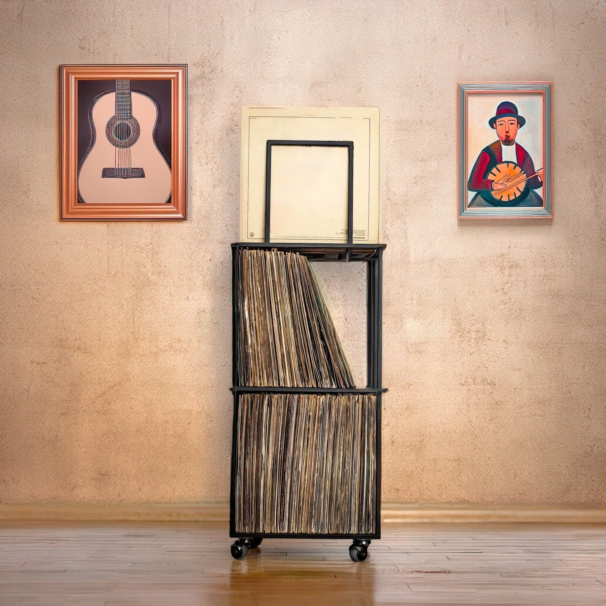 Three - Tier Vinyl Record Stand. - Atelier Article