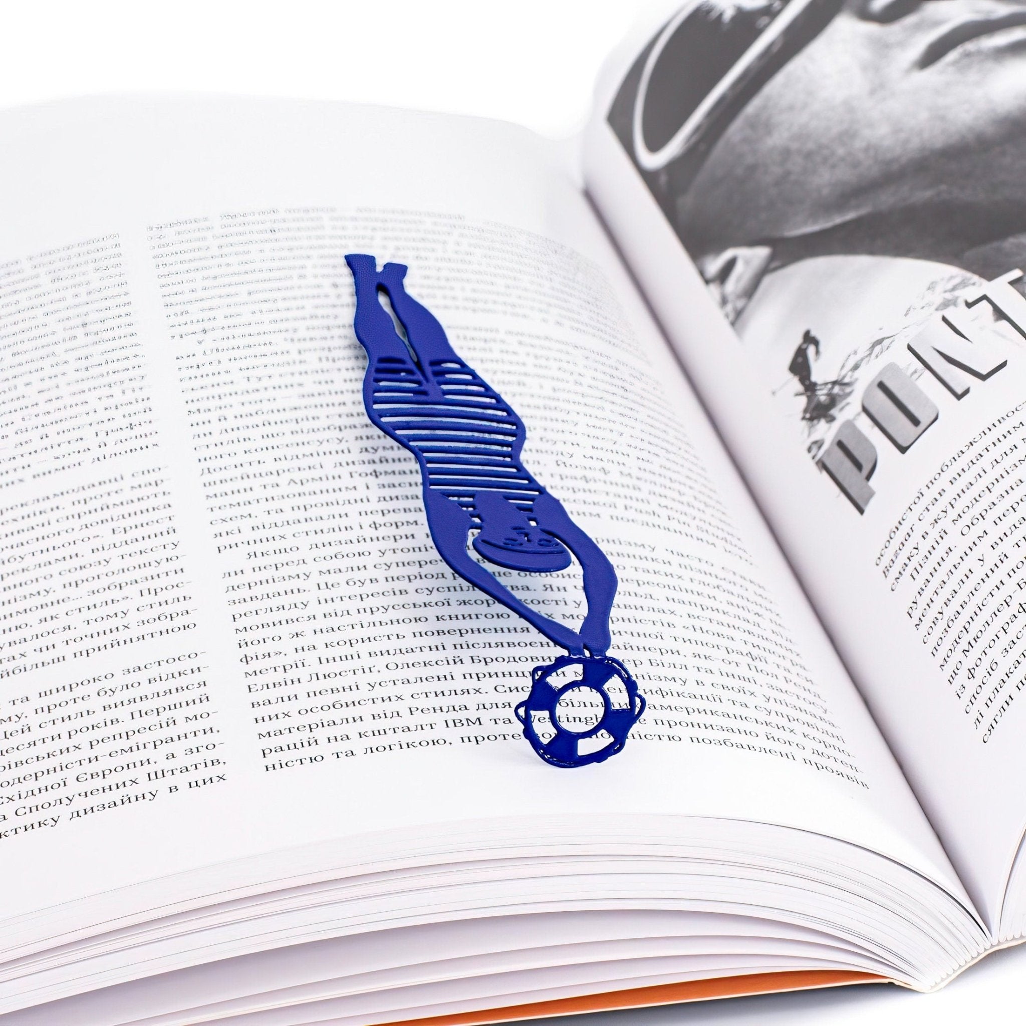 Unique Bookmark "Diving Girl". - Atelier Article