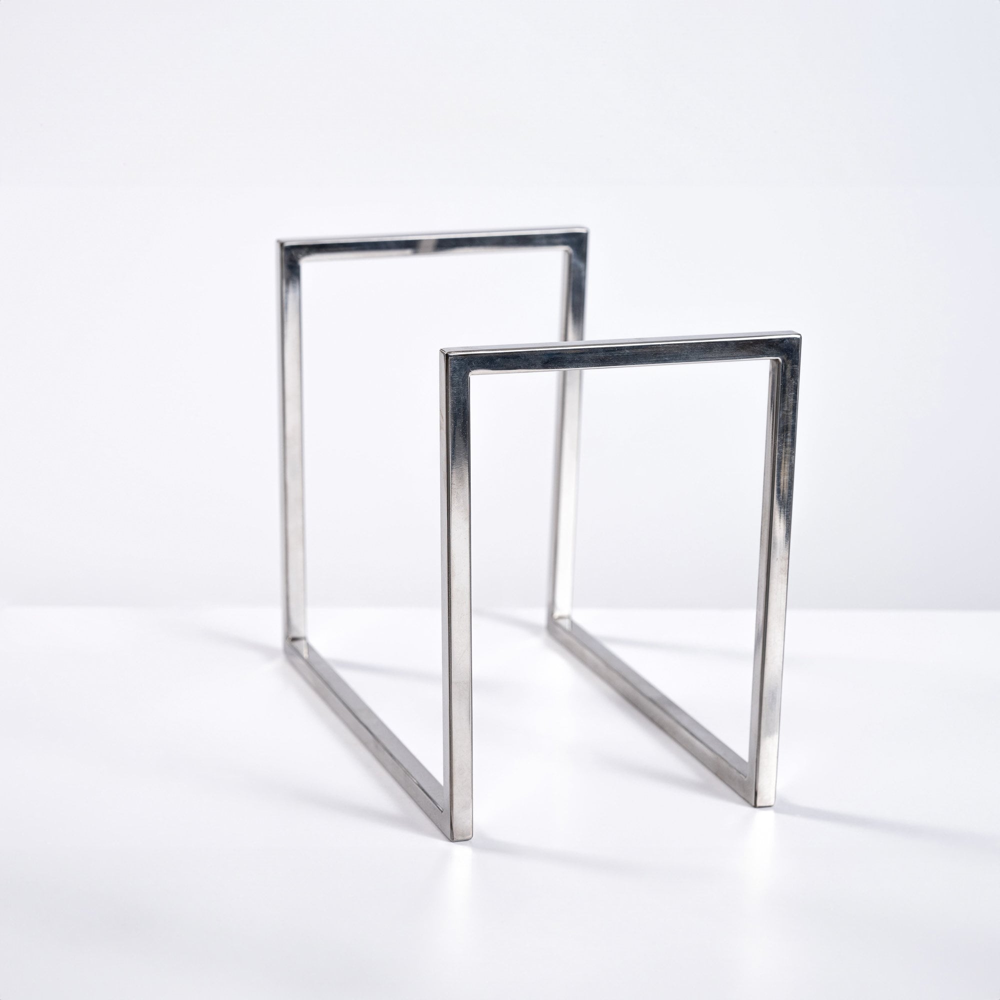 Premium Quality Hand-Welded Stainless Steel Vinyl Record Rack "Gate". - Atelier Article