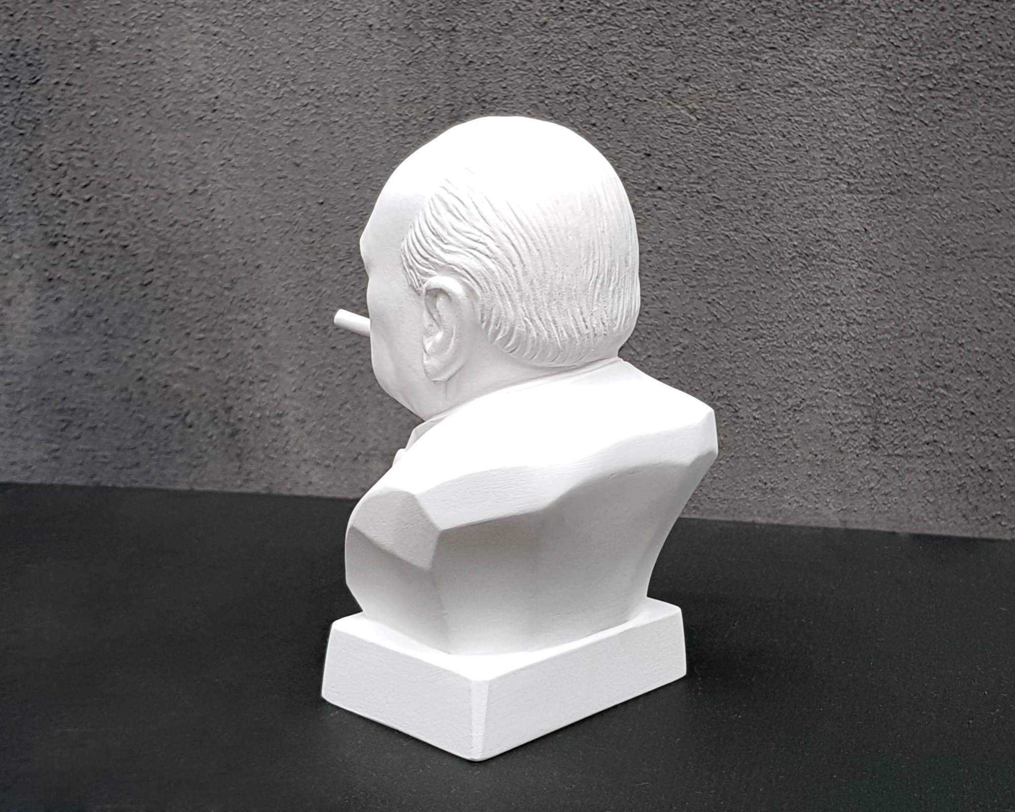 Winston Churchill Natural Plaster Bust - Atelier Article