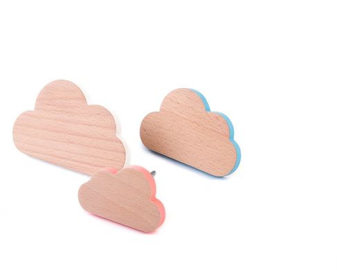 Decorative hooks fo nursery // Hangers Clouds // by Atelier Article, Assorted