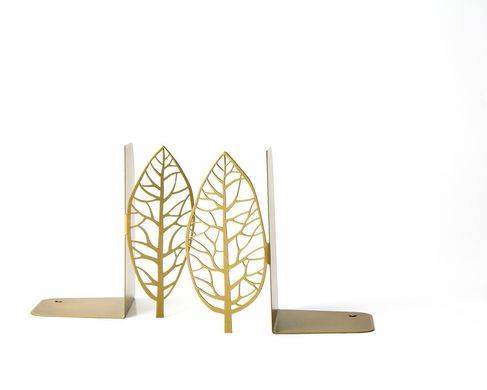 Metal Bookends "Golden edition Trees" Functional decor by Atelier Article, Golden