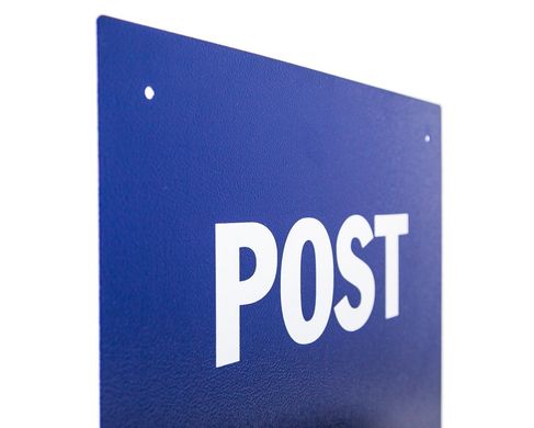 Flat Rack Shelf for magazines and mail // POST blue // by Atelier Article, Blue
