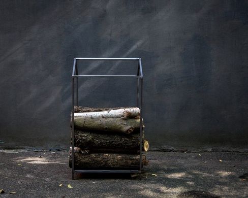 Firewood rack // Log holder // storage // Minimalistic Scandinavian design