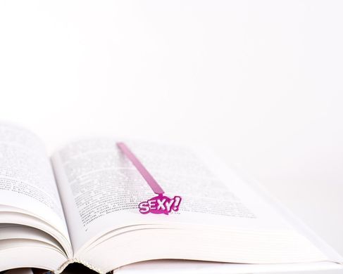 Metal Bookmark "Sexy Smart" by Atelier Article, Purple