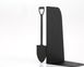 Metal Bookends «Shovel and boot» by Atelier Article, Black