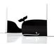 Metal Bookends "Whale" by Atelier Article, Black