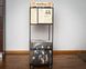 LP storage Double deck Album crate cart // Lower level shelf Easy access // compact storage for your LPs // free shipping**